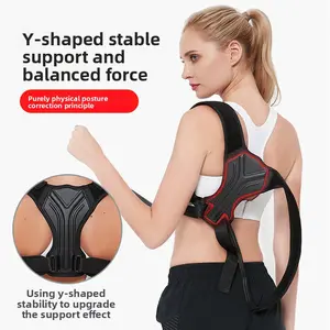 Adjustable back shoulder posture corrector belt clavicle spinal support home office sport upper back neck brace