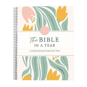 52-Week Home Guided Bible Study Notebook, Daily Reading Planner, Spiritual Companion And Journal For Adults And Teenagers, For Daily Home Reflection.