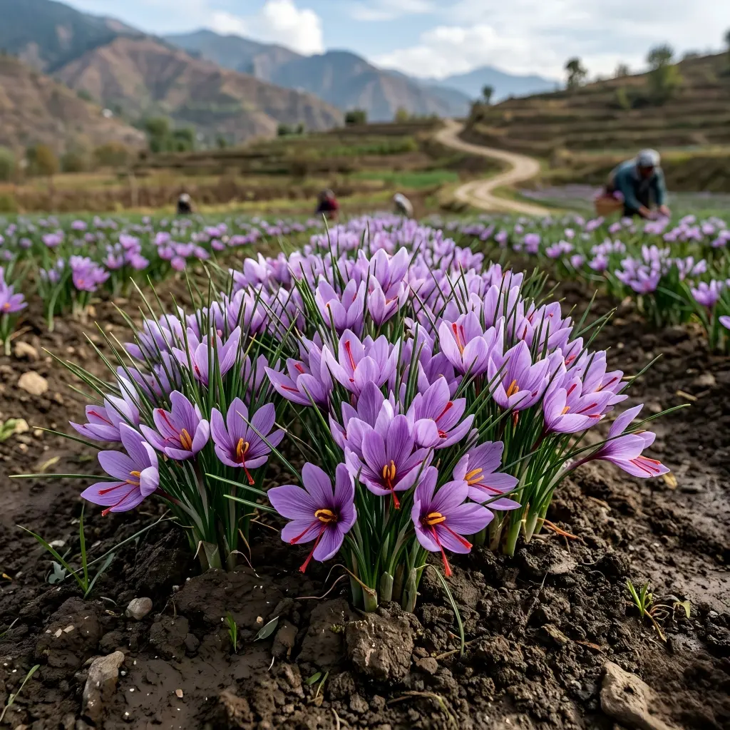 100pcs Perennial Saffron Crocus Seeds, Year-round Home Spice Source, Hardy Outdoor Flower Seeds