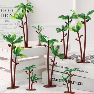 6/9pcs model tree mixed model tree train landscape architecture tree DIY crafts decoration tree, Halloween/Thanksgiving/Christmas gift Easter gift