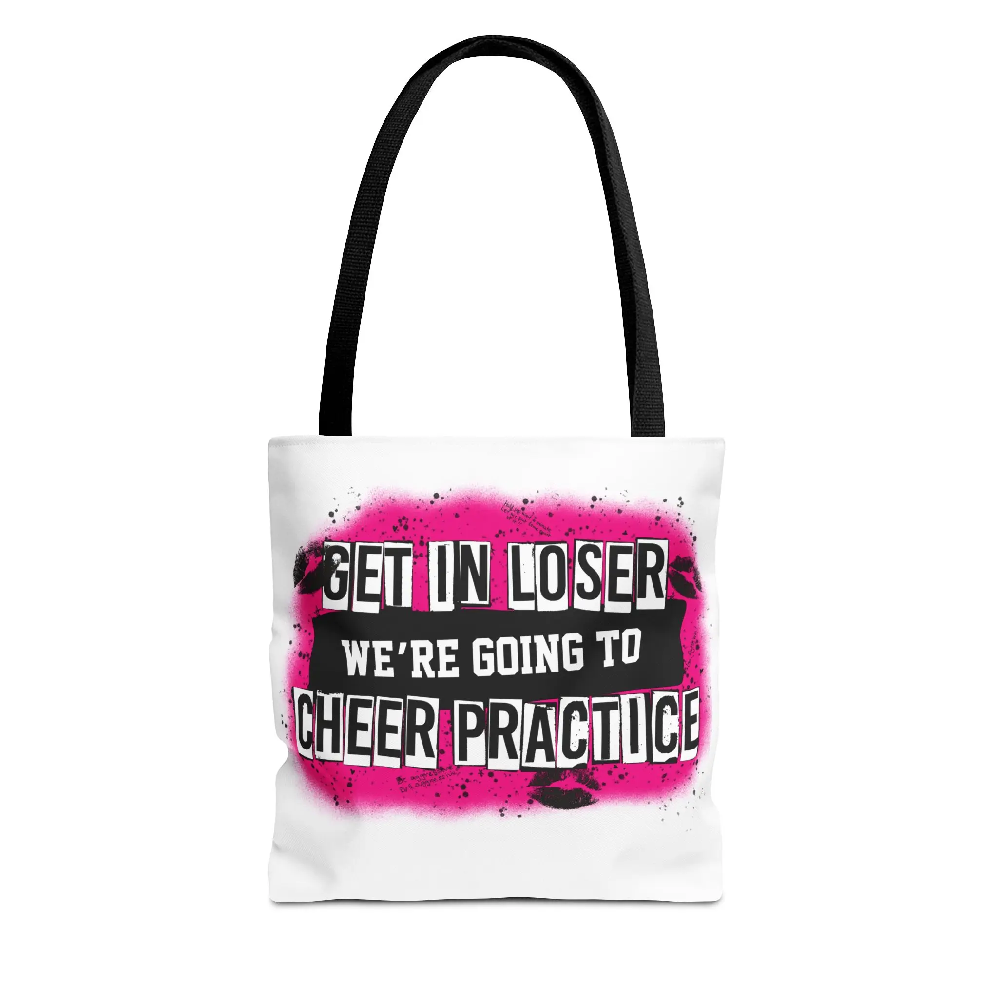 White Allstar Cheerleader Tote Bag Perfect for Practice and Competition Ready