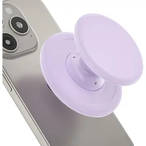 for Magsafe Phone Grip, Magnetic Phone Grip Holder, Magnetic Collapsible Expandible Mobile Phone Grip Stand Holder for iPhone 16 15 14 13 12 Series, Purple