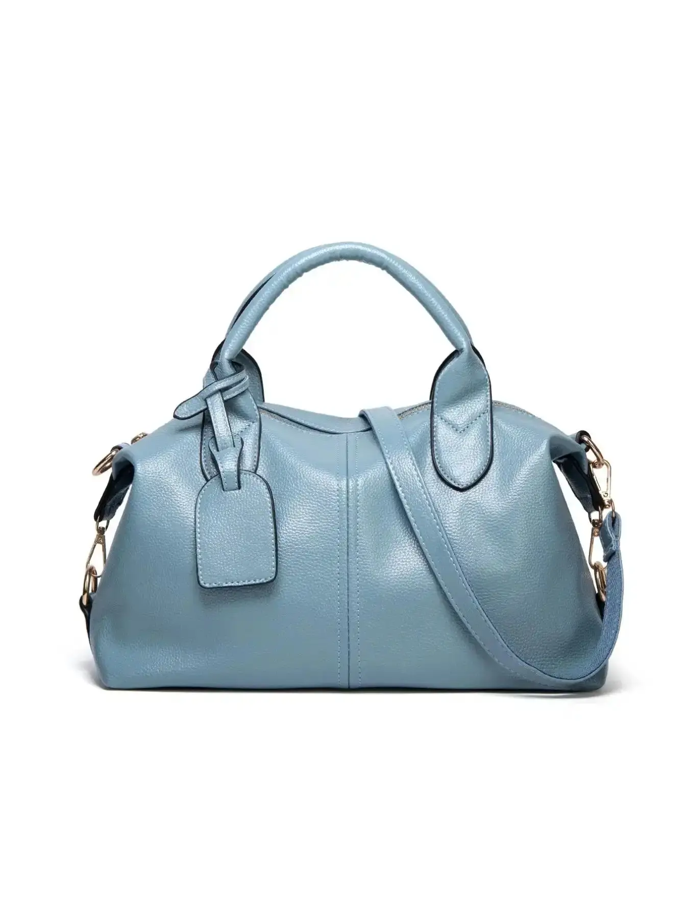 New oil wax leather large capacity retro fashionable bucket bag can be carried by hand, shoulder or crossbody, suitable for short distance travel Bucket Handbag Stylish Handbag Shoulder Commuter Bag