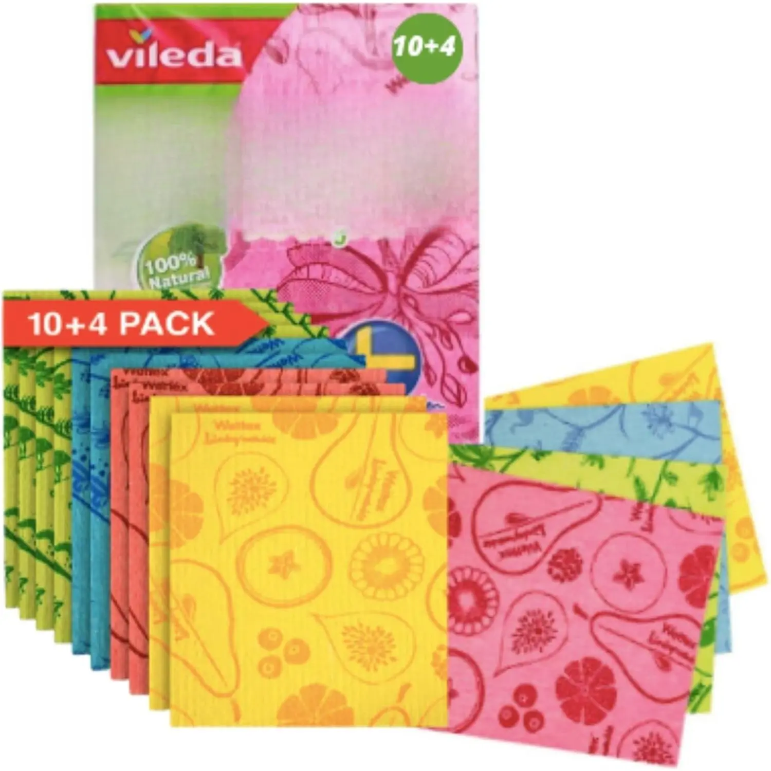 The  14 Pack Swedish Dishcloth for Kitchen -   Paper Towels - Assorted Dish Cloths for Washing Dishes