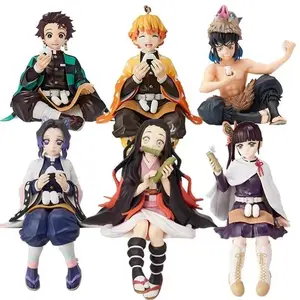 Anime Demon Slayer Kimetsu no Yaiba figure Kamado Tanjirou Action Figure Agatsuma Zenitsu Nezuko Warrior PVC Model Toys