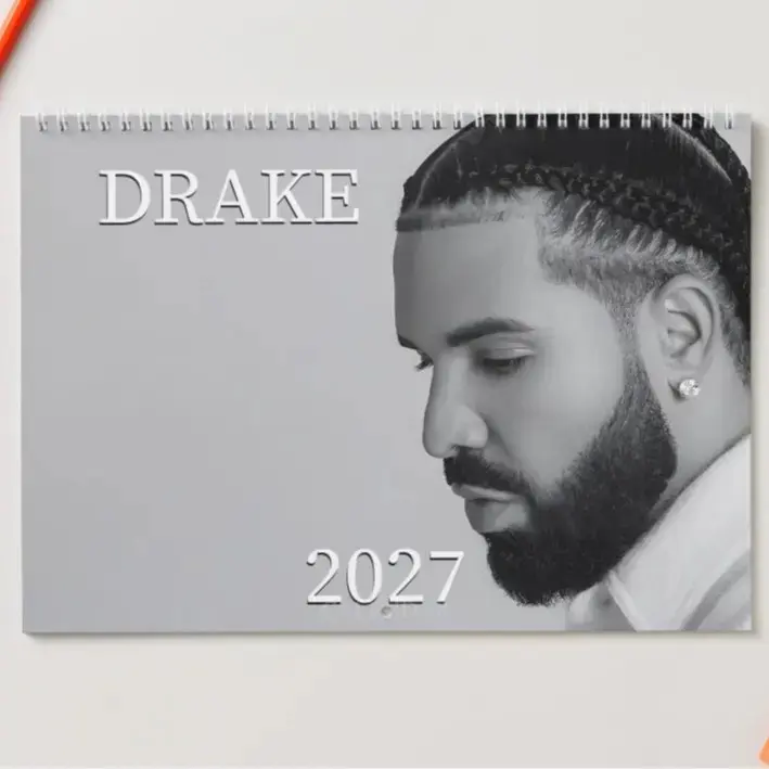 [2027 UPDATE] Drake 2027 Wall Calendar, New Year Wall Calendar, Concert Stage Portrait, Hip Hop Music Fan Gift, Christmas Gift