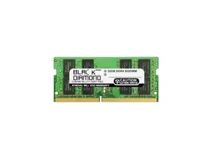 Black Diamond Memory 32GB 260-Pin DDR4 SO-DIMM DDR4 2933 (PC4 23400) Notebook Memory Model BD32G2933MQN28