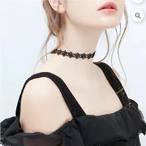 5 Pieces Stretchy Tattoo Choker Necklace Set