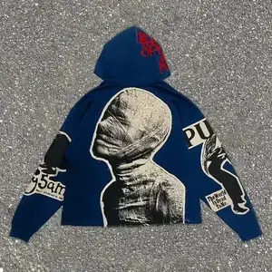 Oversized 3D Mummy Hoodie �C Y2K Street Aesthetic