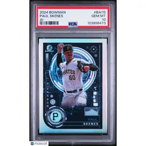 2024 Bowman Chrome Baseball Paul Skenes #BAI15 Bowman A.I. PSA 10