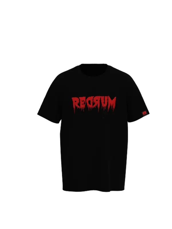 REDRUM black cotton T-shirt