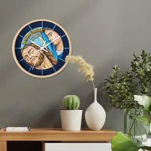 Funny Atheist Wall Clock - Jesus Christ, Would you look at the time?!  - snarky, kitschy, novelty atheist satire, eccentric, quirky, funny decor clock