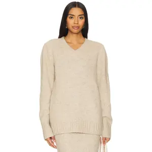 EAVES Amaya Knit Sweater in Stone