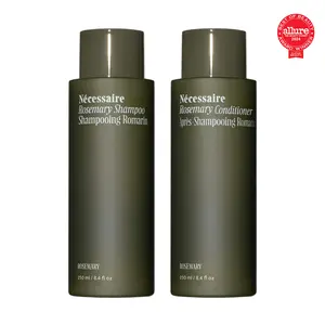 Nécessaire Rosemary Hair Duo | Multi-Protien Strengthening Shampoo + Conditioner For Thinning Hair. For Women + Men. Good For All Hair Types/Textures. Free Of Sulfates. Color-Safe. 250 ml / 8.4 oz