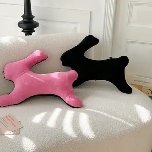 Cute Bunny Plush Pillow, Comfortable Cushion for Bed Sofa Bathroom, Ideal Home Gift, Seasonal Home Decor Essential