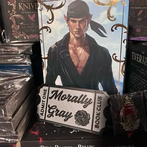 Bookshelf ticket decor- all kinds of genres, Morally gray, Dark romance, Fantasy, Smut, and Enemies to Lovers