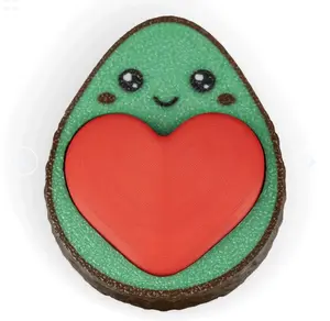 avocado fidget keychain