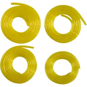 Fuel Line Hose Tube (4 Size) 2mm x 3.5mm,3mm x6mm, 3mm x5mm,2.5mm x5mm Craftman String Trimmer Blower Common 2 Cycle Small Engine, 32 Feet Petrol Fuel Line Hose