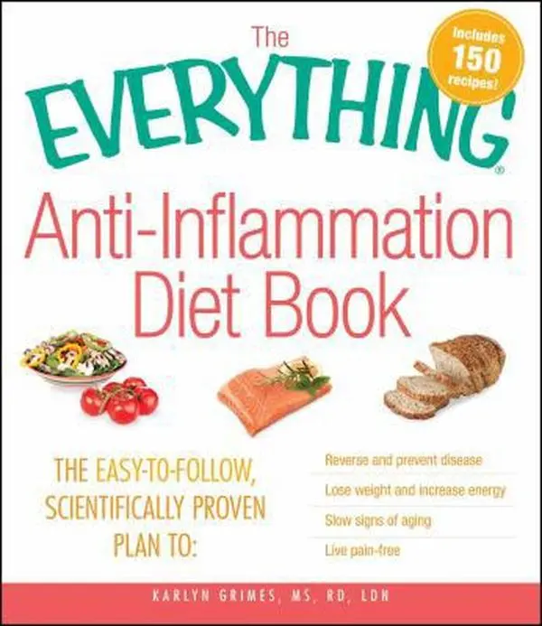 USED Book - The Everything Anti-Inflammation Diet Book by Grimes, Karlyn (Paperback) - english