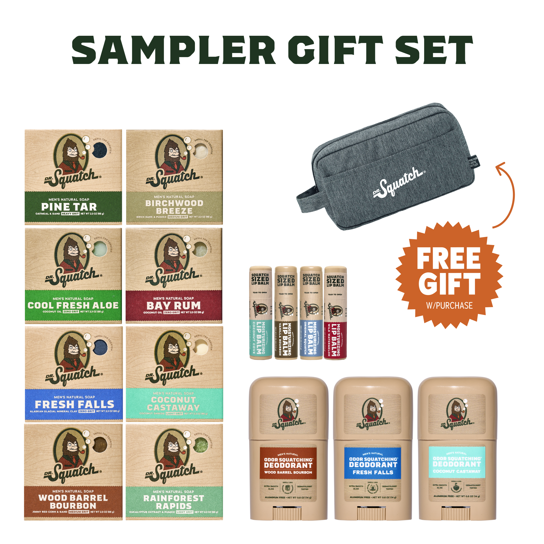 Minis Sampler Set | Mens Gifts | Dr. Squatch