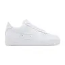 Nike Air Force 1 Low '07 White Leather Sneakers Trainer, Rubber-Soled Athletic Casual Footwear, Minimalist Fashion Trainers