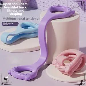 8-Figure Resistance Band, High Elastic Yoga Stretcher for Shoulder Back Training, Home Gym Workout Equipment