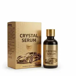 【Summervibes】Crystal Serum – Advanced Graphene Ceramic Coating for Cars(50ML),9H Graphene Coating for Auto Car Detailing,10+ Years of Long Lasting Car Protection,Gloss Hydrophobicty Anti Scratch