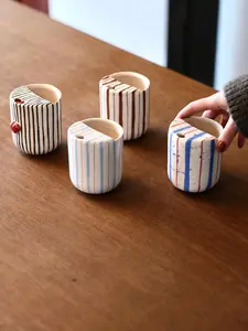 Travel Tumbler, Minimalist To-go Cup, Hand Thrown Pottery Mug, Rustic Sip Mug, Lemonade Cup For Library, CO. Unique Gift Mug