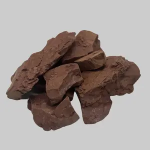 200g(7oz) | Narat Red Clay & Edible Lumps, Chunks, 100% Natural, No Additives, Cosmetic Grade,Slightly Sticky When Wet