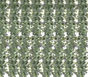 8 Pack 6FT Faux Eucalyptus Garland – Artificial Green Leaf Vines for Wedding & Home Decor