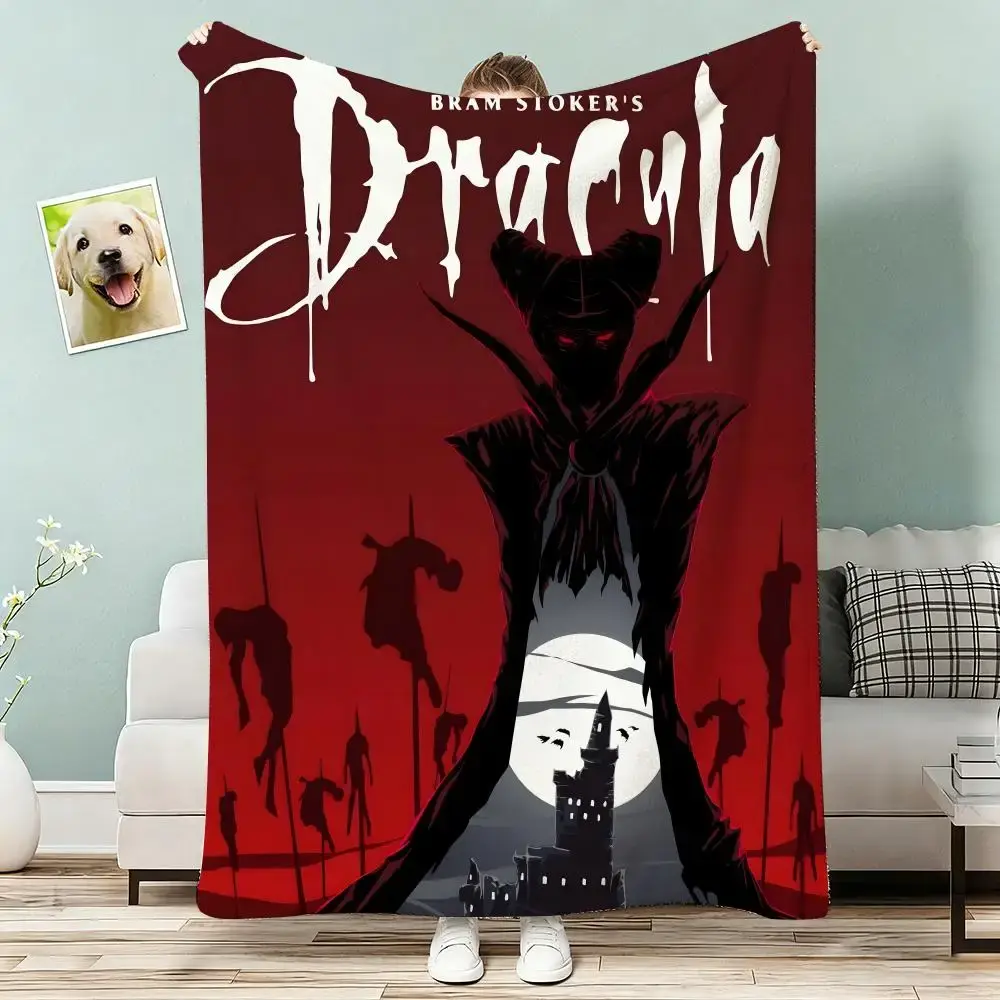 Dracula Throw Lightweight mFlannel Blanket Soft Skin-friendly for Summer Cooling Soft Cozy Blanket for Couch Bed Sofa