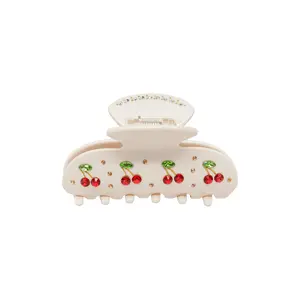 Emi Jay Sweetheart Hair Claw Clip in Cherry Pie