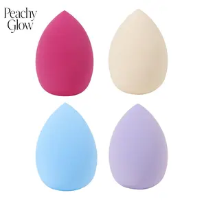 The beauty sponge is soft and bouncy, can be used both wet and dry, expands when wet for easy application and setting of makeup, and doesn't absorb foundation (4pcs)