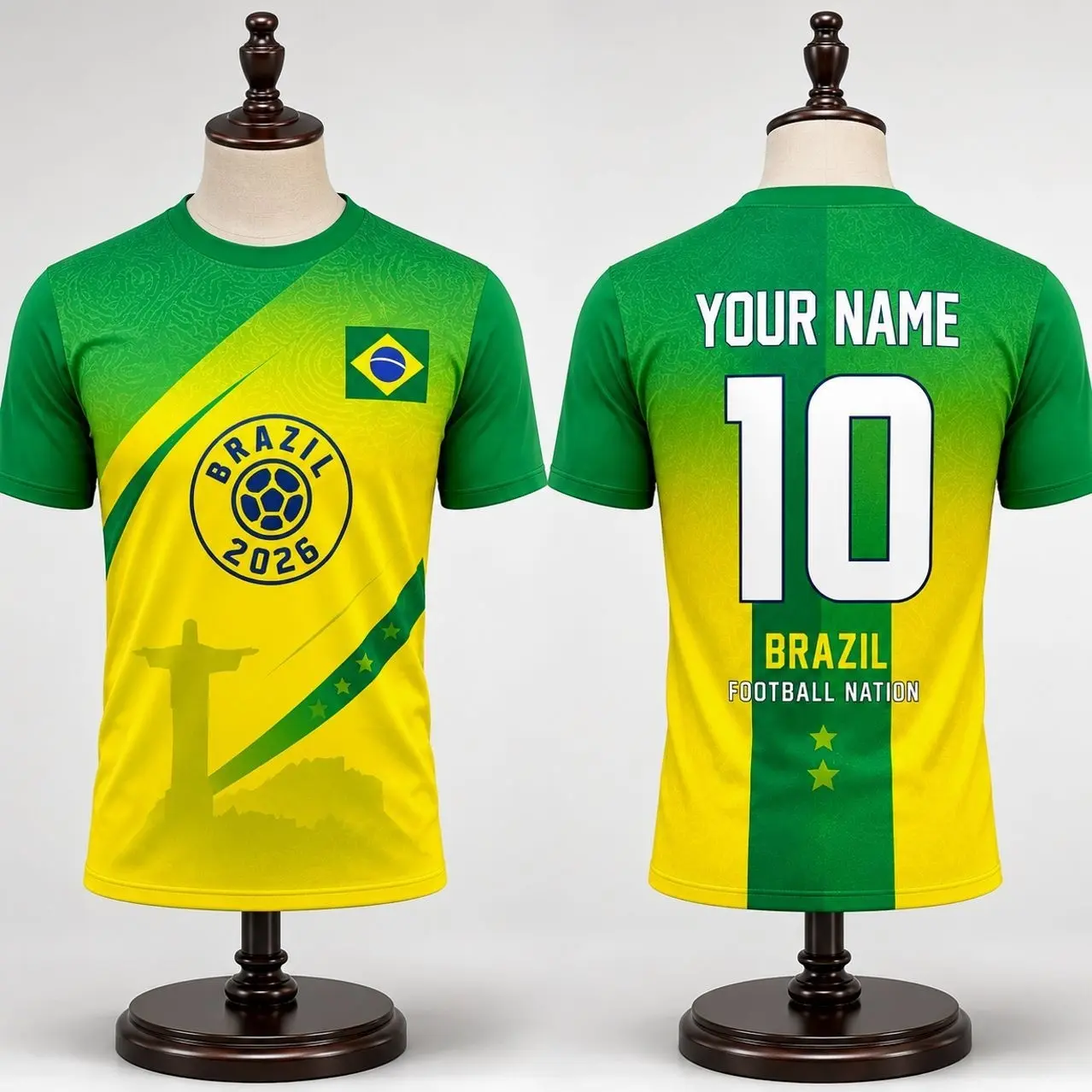 Personalized Soccer Fan T-Shirt, Custom Name & Number Sports Tee for Men Women