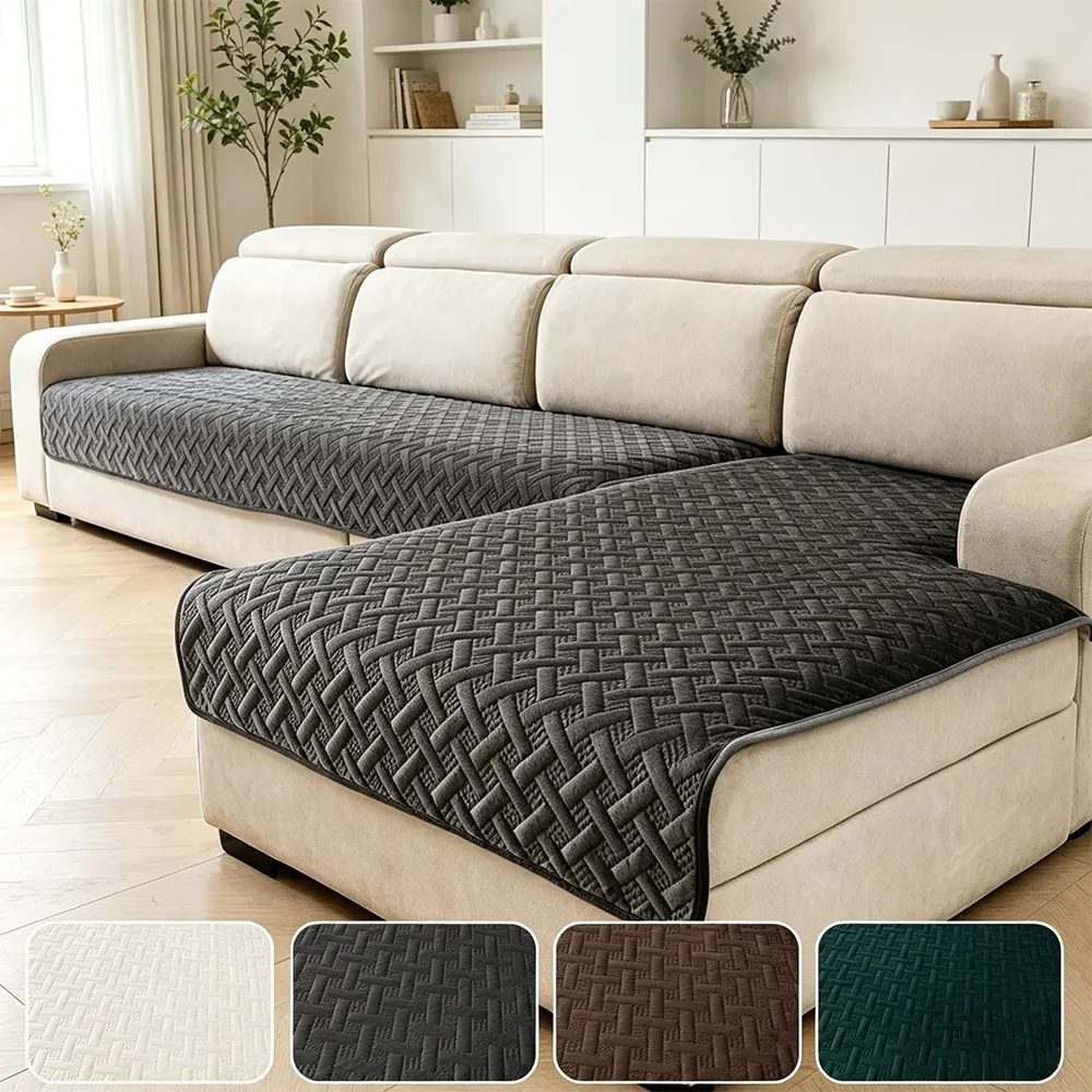 2pcs Modern Sofa Cushions, Ultra-Sound Crafted, Anti-Slip Durable, Breathable Skin-Friendly, Pet-Friendly, All-Season Use