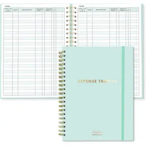 SO Budget Expense  Notebook - Monthly bill organizer to Stay Organized - Financial Spending Planner - Finance Budgeting Book - 200 Pages  and Binder to Manager Your , 8.4" x 11.2"