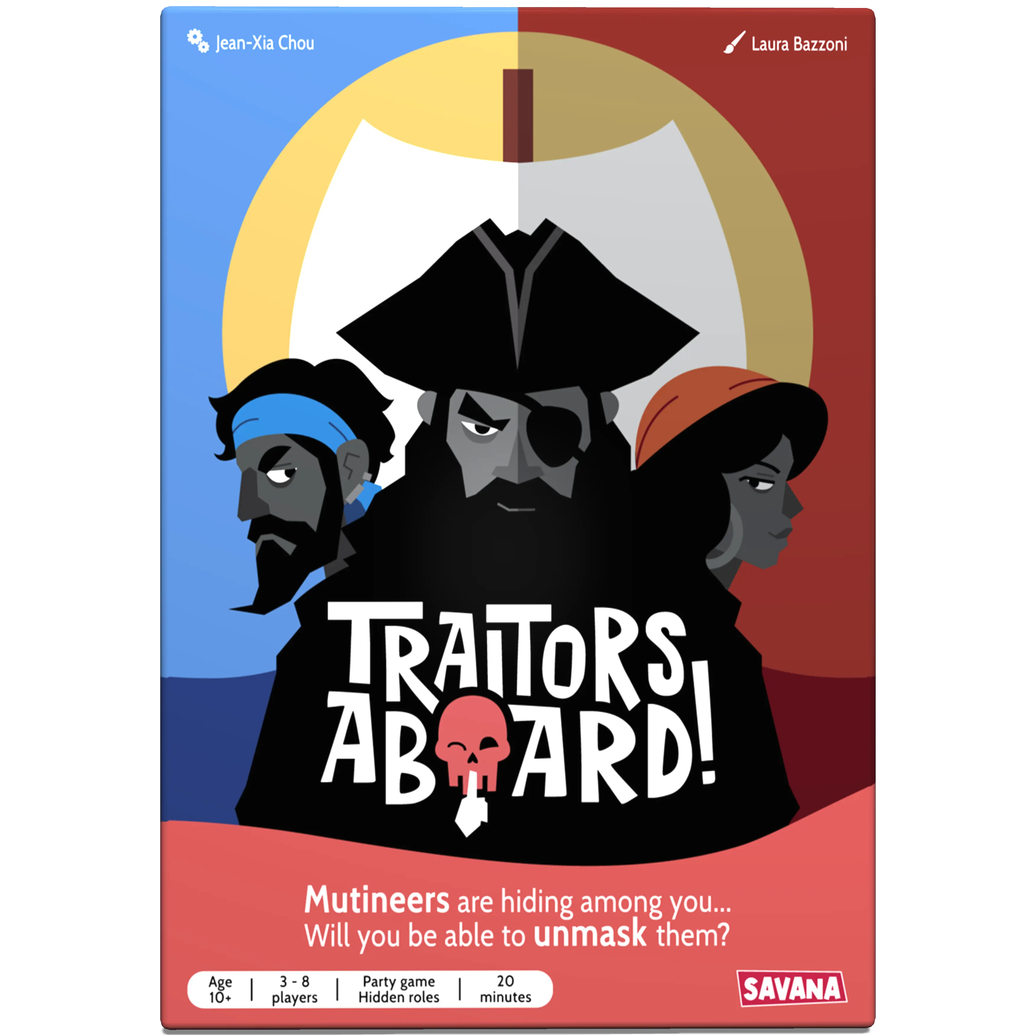 SAVANA Traitors Aboard Secret Identity Board Game - Tabletop Game for Family Night Fun Tabletop Game Board Games For Family Night
