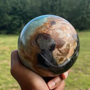 Sky Blue Quartz Sphere- Crystal Ball Large