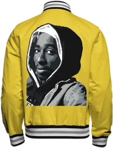 Unisex Tupac Letterman Jacket