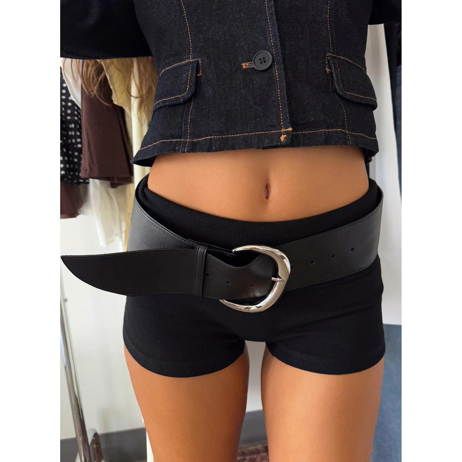 The Other Side Belt Black / Silver