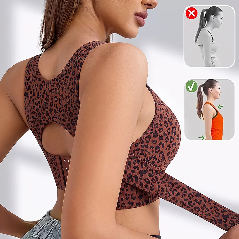 Posture Bra, women’s beige wireless bra, soft breathable non-removable molded cups, yoga fitness sportswear for gym and daily training, summer vibes bra Soft Comfy Bra Seamless Shaping Bras push up bra bras for women minimizer bra jelly bra