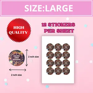 Pegatinas Personalizadas para Negocios - Logo y Diseño Incluido | Varios Tamaños