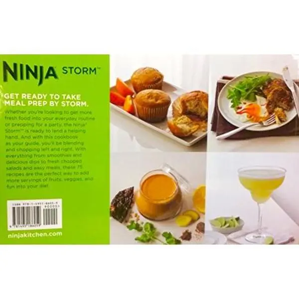USED Book - Ninja Storm Blend Easy Chop Happy 75 Simple Recipes by unknown author (Unknown) - English