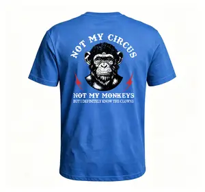 Not My Circus Not My Monkeys But I Know All The Clowns Sarcastic Monkey T-shirt