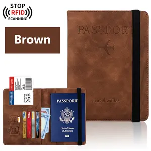 Passport Holder for Travel Essentials Passport Wallet Cover Case for Travel Accessories,Passport Book Holders for Women/Men halilulu