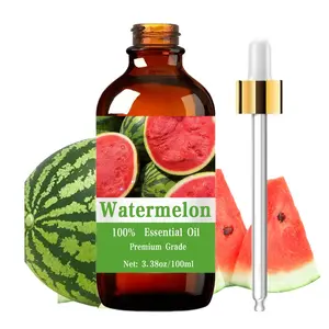 Watermelon Essential Oil 100ML/3.38oz, Scented Body Oils, Pure Perfume Grade Care, Hair & Skin Care, Massage, Diffuser, Cleaning, Natural Scent, Unisex