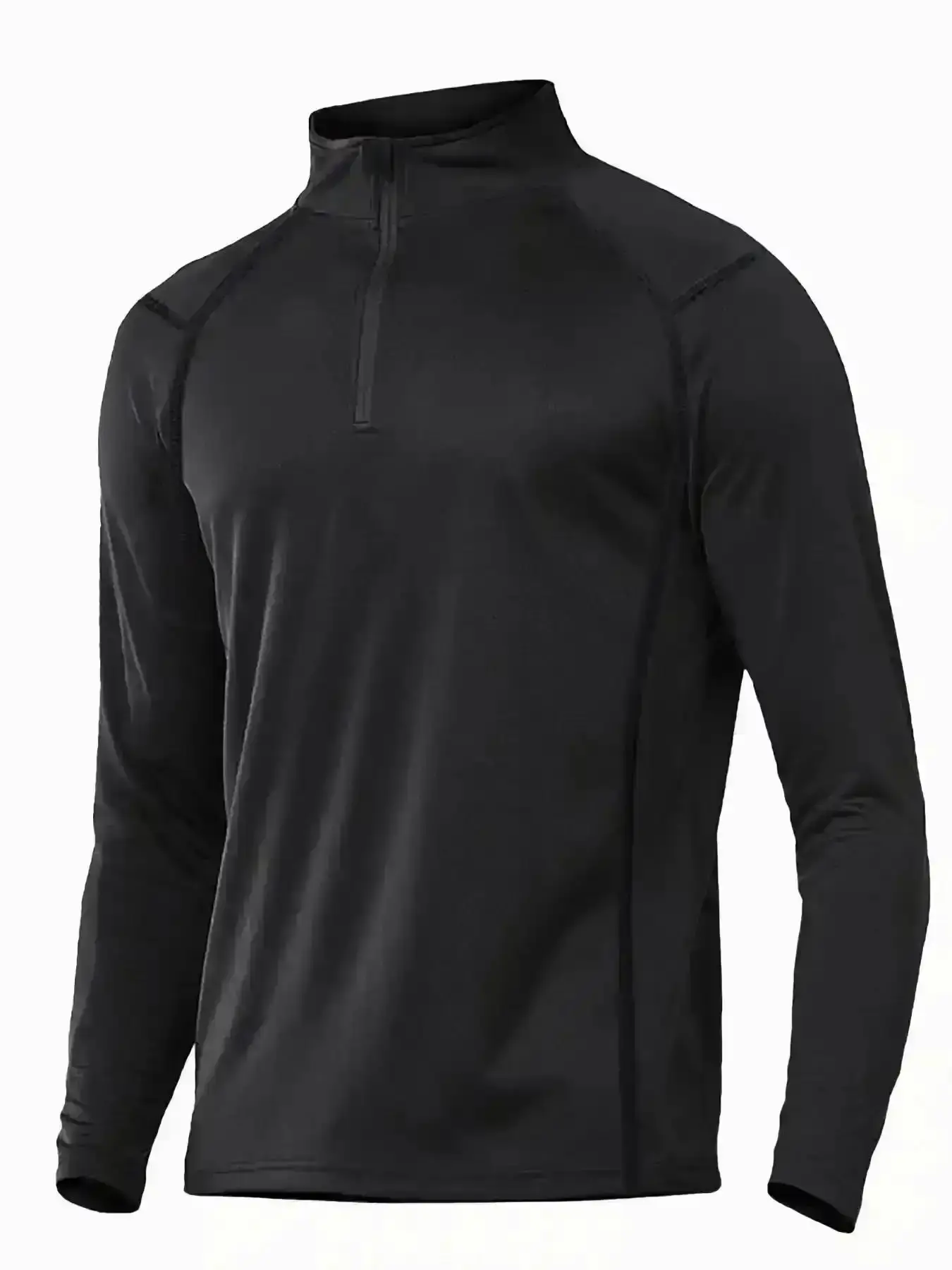 2026 Men's Long Sleeve Quarter Zip Running Shirt, Moisture-Wicking Quick-Dry Pullover, Slim-Fit Sportswear for Outdoor Workout, Women Blouse Shirt Crop Top Office Work Going Out Date Night Layering Casual, linen top
