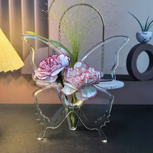 High-Quality Butterfly Style Vase Gift Set, Dual Senses Experience, Multi-Scene Use, Home Decor, Living Room, Office, Wedding, Coffee Table, Party Decoration