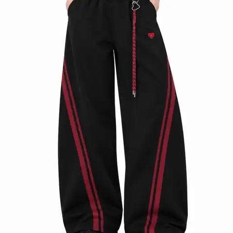 Aelfric Eden Men's Baggy Colorblock Sweatpants - Straight Side Stripe, Y2K Style, 60% Cotton 40% Polyester, Casual Jogging Pants, Athletic Basics, Streetwear Athleisure Bottoms for Everyday Wear,sohochic