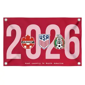 2026 World Cup Soccer Fan Support Flag ,  World Cup Themed Accessories Kits, World Cup Party Supplies, Merchandise, Fan Support Kit and Soccer Celebration Fans Bundle